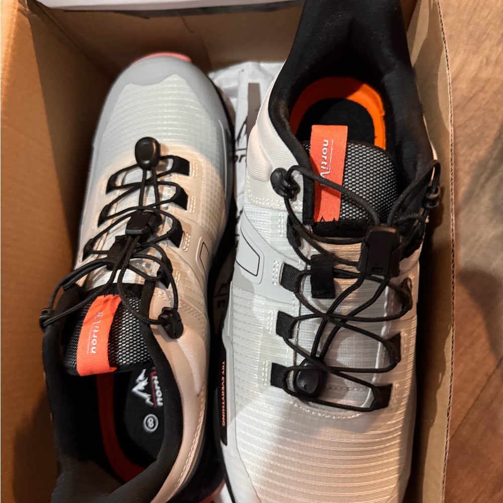 Men's Gray and Black Athletic Shoes